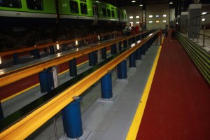 Resin floor screeds For rail depots 